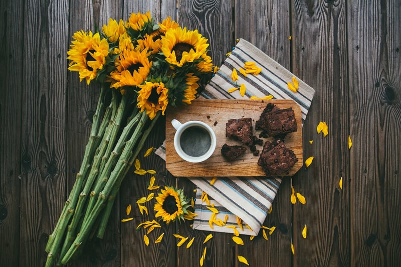 Delicious chocolate brownies